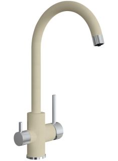 Смеситель для кухни Florentina Клио с подключением под фильтр бежевый